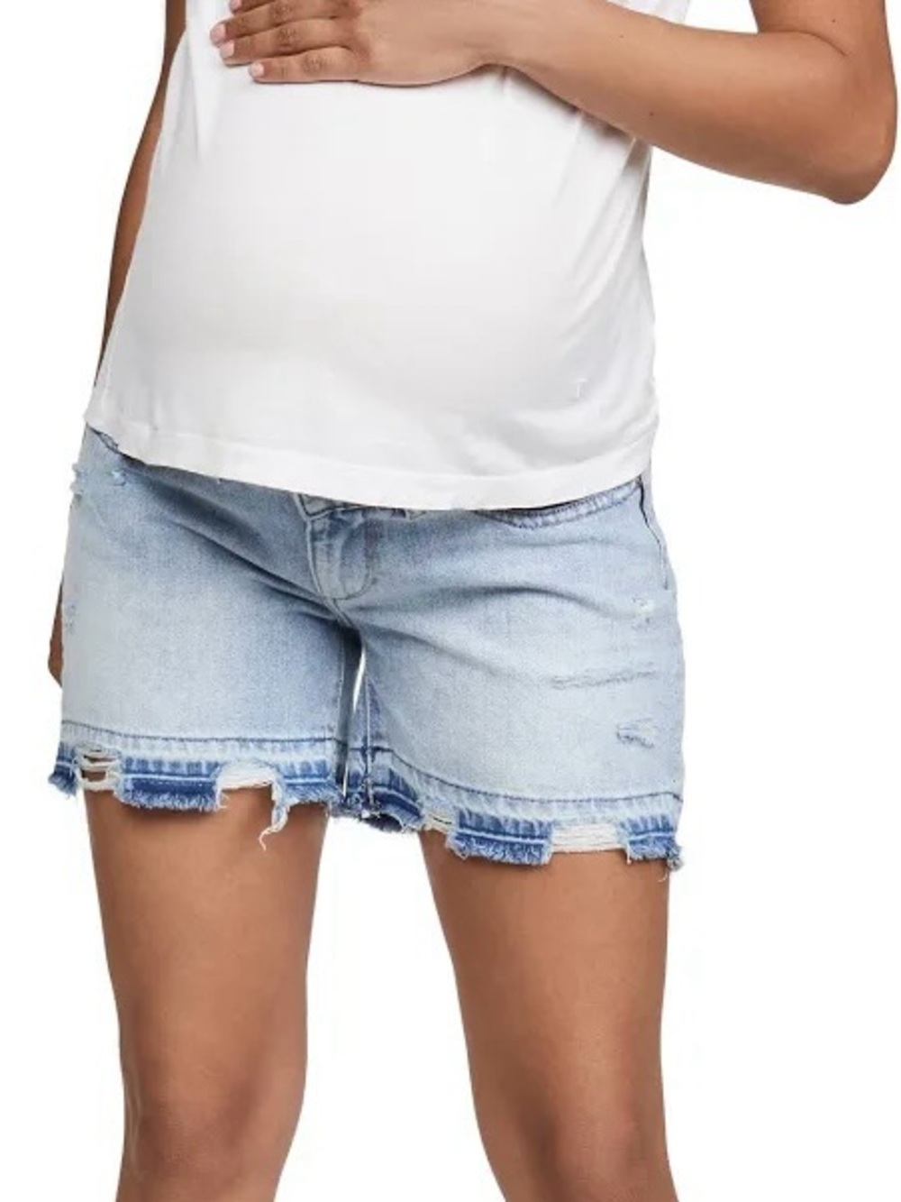 NWT DL1961 ‘Hepburn High Rise Wide Leg Maternity Shorts’ in “Millie” Size 23